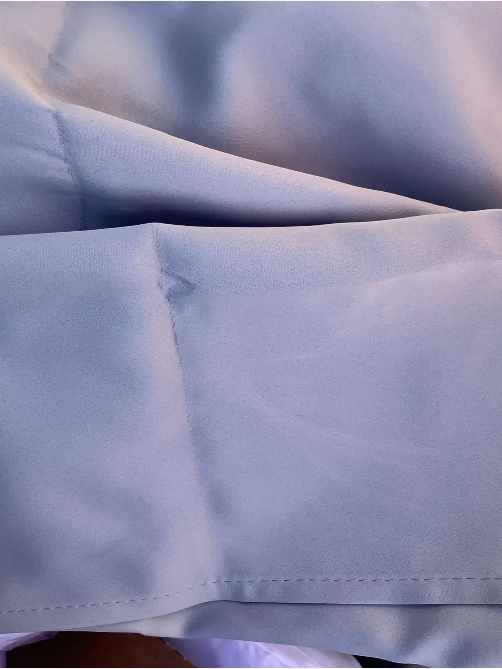 Gray Window Valance Curtain - Soft Solid Color